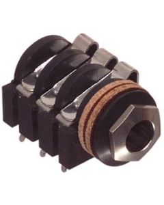 Neutrik Stereo Jack Socket Switched Chrome Ferrule Pcb Nys215
