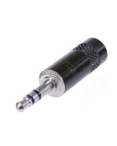 Neutrik 3.5mm Stereo Jack Plug Black Body Nys231b Connector