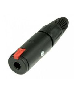 Neutrik Black Mono/stero Cable Jack Sockets Nj3fc6-bag Connector