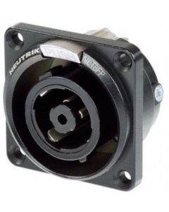Neutrik Speakon Stx Female Black 8 Pole Chassis Nlt8fp-bag Connector