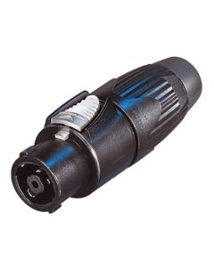 Neutrik Black Female Speakon Ip52 Stx 8 Pole Cables Nlt8fx-bag