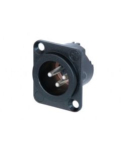 Neutrik Nc3md-lx-ha-bag 3 Pole Male Xlr Crimp Chassis Connector