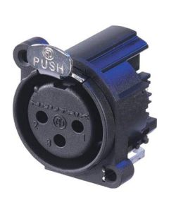 Neutrik Nc3fah1 Xlr 3 Pin Female Chassis A Series Connector