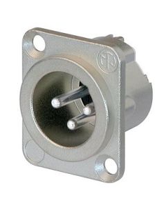 Neutrik Xlr 3 Pin Male Chassis Dlx Crimp Version Nc3md-lx-ha