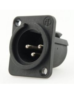 Neutrik Xlr 3pin Male Chassis Plastic Unified Nc3mpp Connector