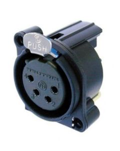Neutrik Xlr 4 Pin Female Chassis A Series Nc4fah-d Connector