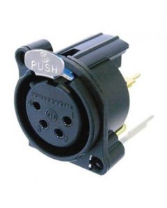 Neutrik Xlr 4 Pin Female Chassis A Series Nc4fav-d Connector