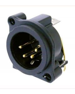 Neutrik Xlr 4 Pin Male Chassis A Series Nc4mah Connector
