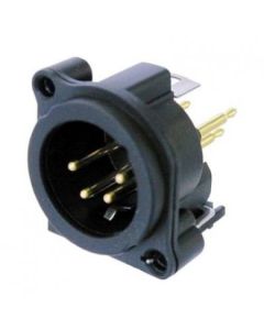 Neutrik Xlr 4 Pin Male Chassis A Series Verticle Pcb Nc4mav Connector