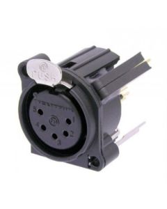Neutrik Nc5fav-sw-d Xlr 5 Pin Female Chassis A Series Connector