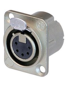 Neutrik Xlr 5 Pin Female Chassis Nc5fd-lx Connector