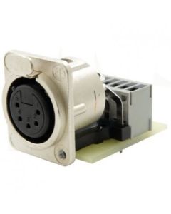 Neutrik Nc5fdm3-h-pcb-idc Xlr 5 Pin Female Pcb Idc Tapped Hole 
