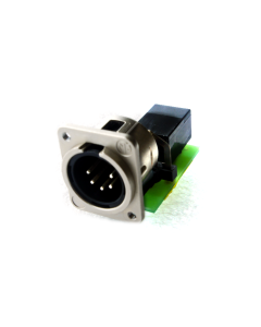 Neutrik Xlr 5 Pin Male - Rj45 Nc5mdm3-h-pcb-rj45 Connector