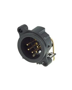 Neutrik Xlr 5 Pin Male Chassis A Series Nc5mah Connector