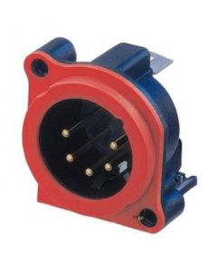 Neutrik Xlr 5 Pin Male Chassis A Series Nc5mav Connector