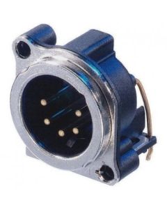 Neutrik Xlr 5 Pin Male Chassis B Series H/pcb Nc5mbh Connector