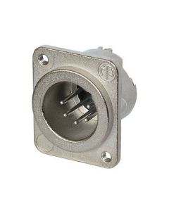 Neutrik Xlr 5 Pin Male Chassis Tapped Holes Nc5md-lx-m3 Connector