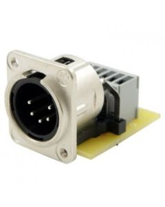 Neutrik Xlr 5 Pin Male Pcb Idc Tapped Hole Nc5mdm3-h-pcb-idc