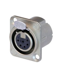 Neutrik Xlr 6 Pin Female Chassis Unified Nc6fd-lx Connector