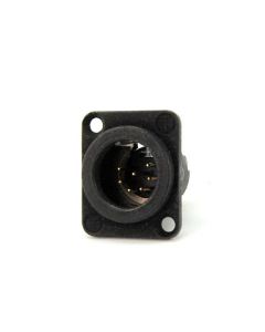 Neutrik Nc7md-lx -b Xlr 7 Pin Male Chassis Lx Series Connector