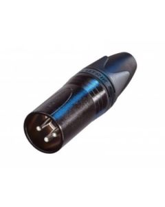 Neutrik Pack Of 100 X Disassembled Male Black Body Xlr 3 Pins Nc3mxx-bag-d