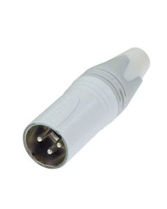 Neutrik Nc3mxx Xlr 3 Pin Male Cable Xx Series White Connector