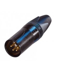 Neutrik Nc4mxx-b Xlr 4 Pin Male Cable Black Body Connector