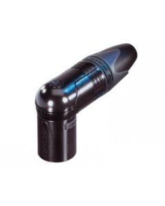 Neutrik Xlr 5 Pin Male Right Angle Cable Black Body Gold Pins Nc5mrx-b