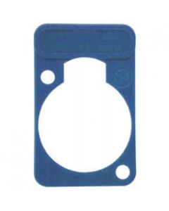 Neutrik Lettering Plate Blue For D-chassis Connector Dss-blue