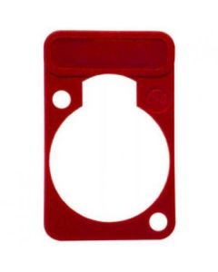 Neutrik Lettering Plate Red For D-chassis Connector Dss-red