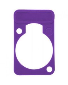 Neutrik Lettering Plate Violet For D-chassis Connector Dss-violet
