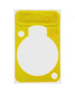 Neutrik Lettering Plate Yellow For D-chassis Connector Dss-yellow