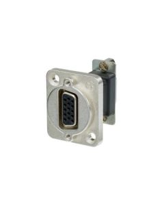 Neutrik Nadb15ff D-sub 15 Pin Feedthrough F-f Connector