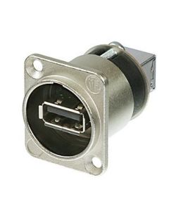 Neutrik Usb Adaptor Reversible A To B Type D/chassis Nausb-w