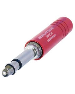 Neutrik Np3tm-r 1/4" Mil - Plug Red Connector