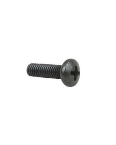 M6 Pozi Drive Pan Head Screw Black 20mm S1160k