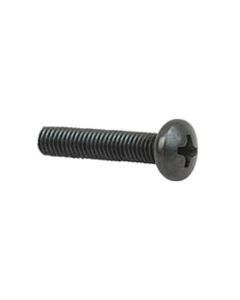 M6 Pozi Drive Pan Head Screws Black 40mm/1.57" S1090k