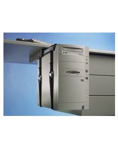 PC Cpu Holder Black On Sliding Runners Cpu-57bn