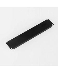 2u Rack Panel Aluminium Formed Black R1267/2uk