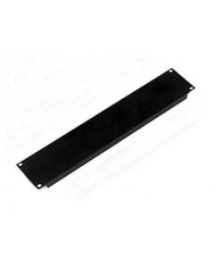2u 19 inch Rack Panel Steel Flanged Black R1268/2uk