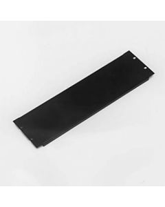 3u Rack Panel Aluminium Flanged Black R1267/3uk