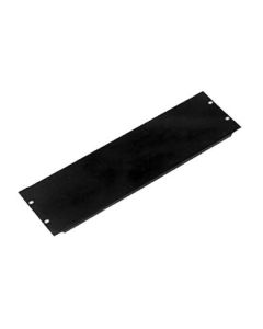 4u Rack Panel Steel Flanged Black R1268/4uk