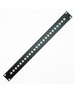 1u Punched Patch Panel With 24 X F Type Connectors Penn Cp-1000-24f