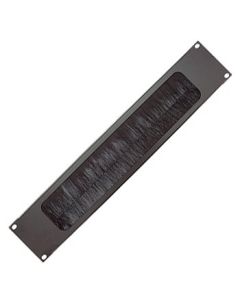 2u Rack Panel Slotted For Cable Entry With Brushes R1268/2uk-pbs