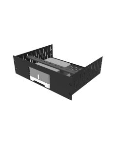 3u Vented Rack Shelf & Magnetic Faceplate For 1 X Sonos Zp120 (connect:amp) R1498/3uk-sonozp120s