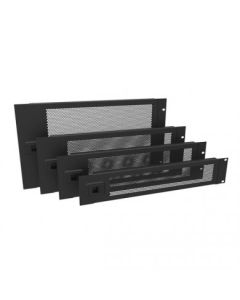 2u Rack Panel Hinged Perforated Black R1272/2uvk