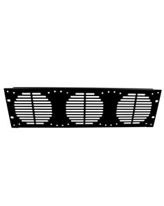 3u Rack Panel Punched For 3 Fans R1268/3uk/f3