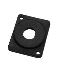 Blanking Plate Flush Fit Punched For Bnc Skt Black Plastic M1906/b9