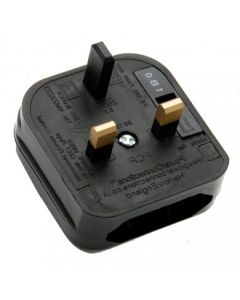 Fcp Uk Plug Blk Converter Non Removable For Europlug With 5a Fuse Fcp-bk-5a