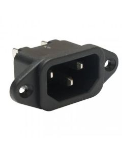 Iec Chassis Plug (inlet) 10 Amp Cm-0348 Connector